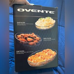 Ovente Oval Baking Dish Set